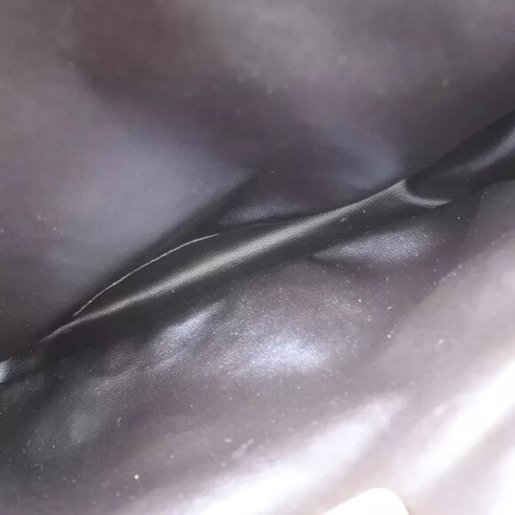 CELINE Macadam Shoulder Bag Brown PVC Women - Picture 10 of 12